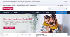 Desktop Screenshot of bankmillennium.pl