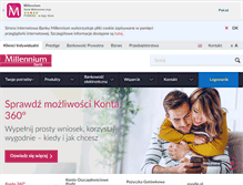 Tablet Screenshot of bankmillennium.pl